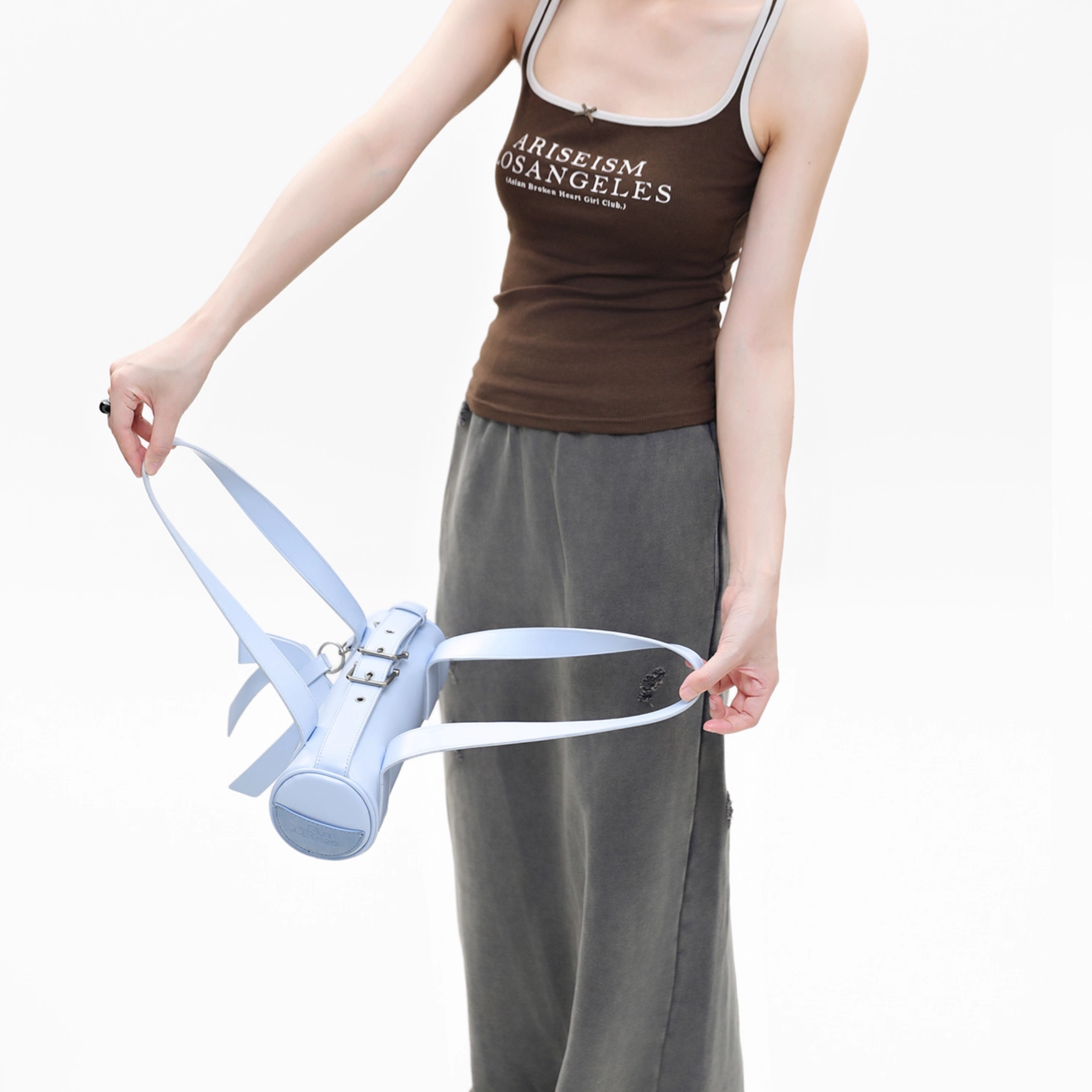 Ribbon Barrel Velt Bag