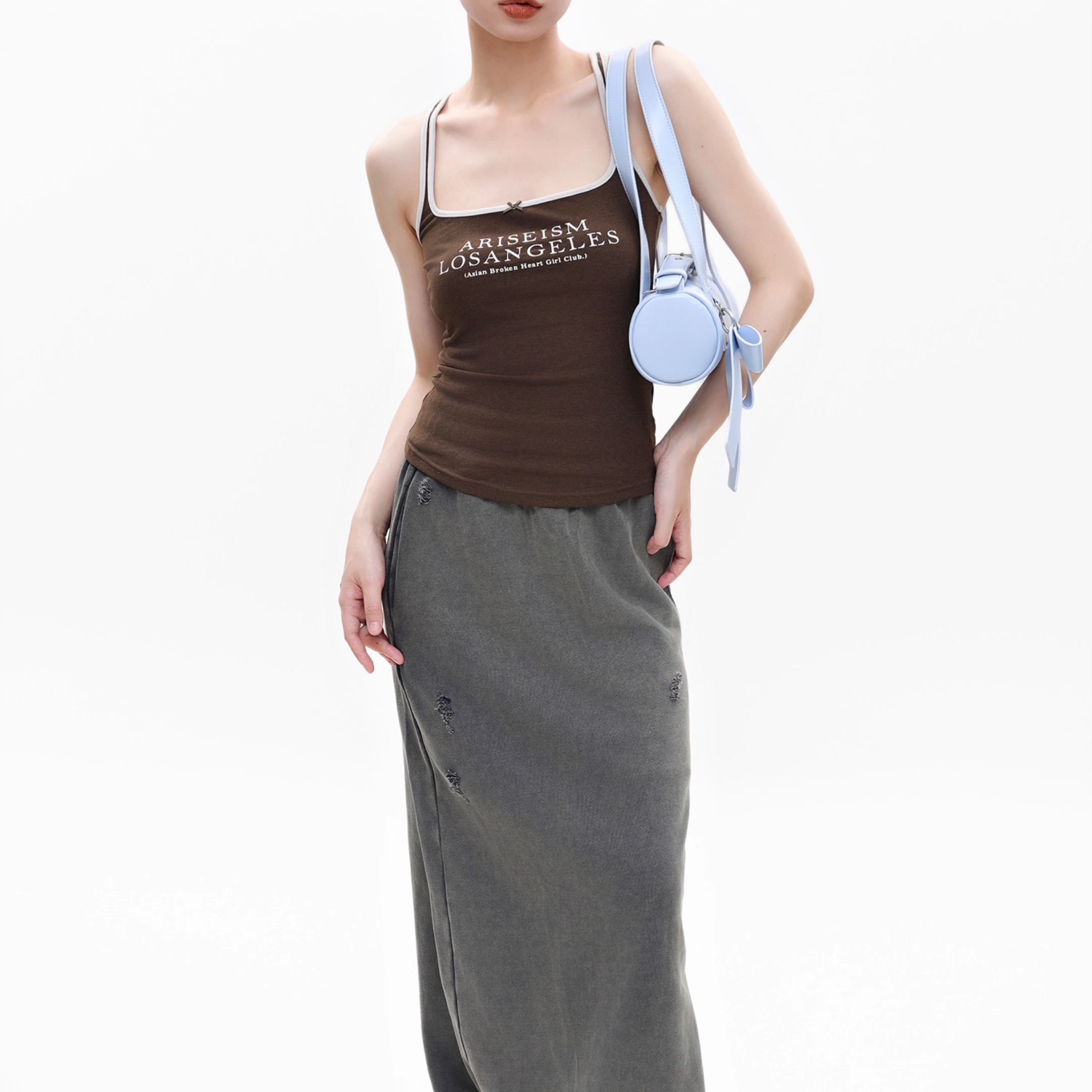 Ribbon Barrel Velt Bag