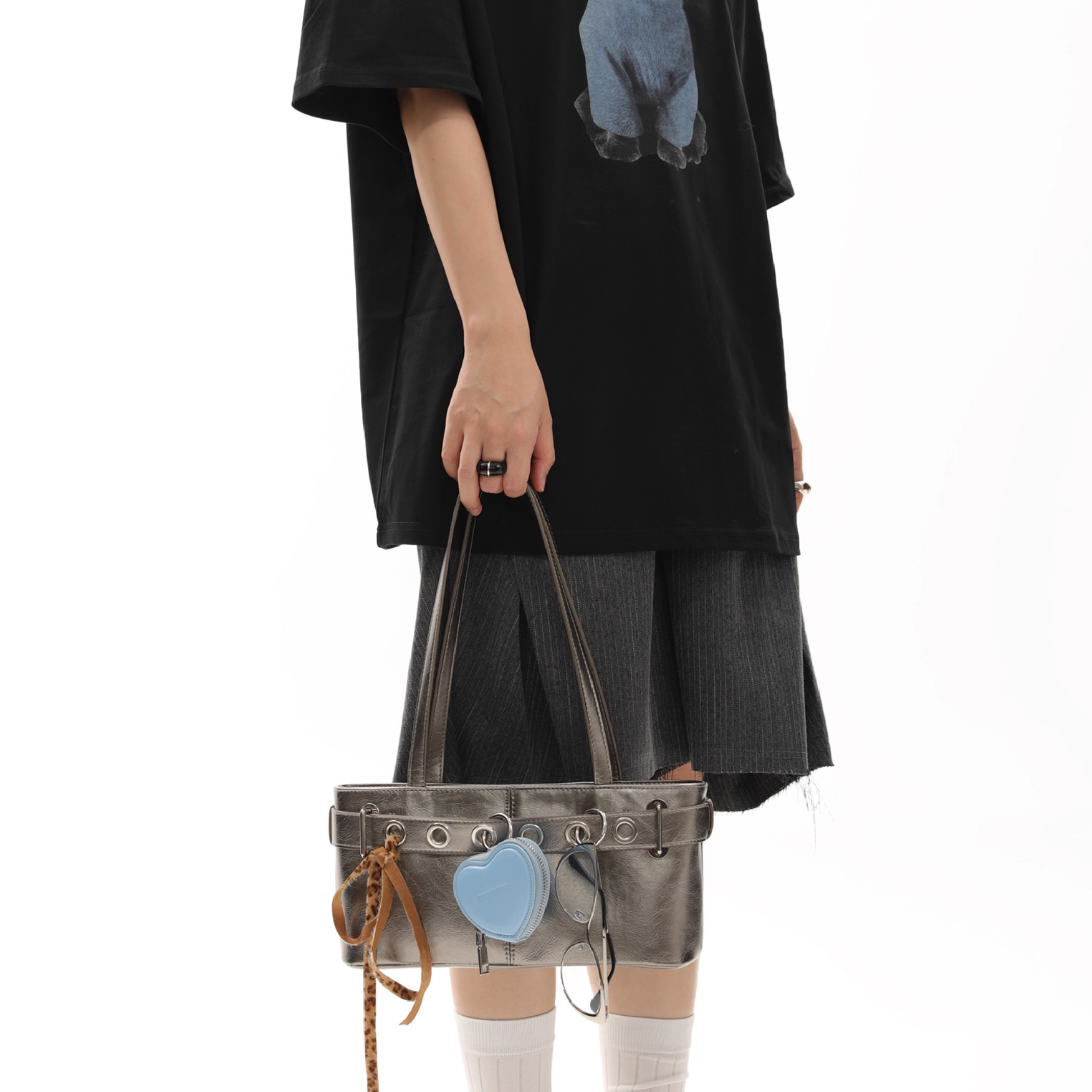 Charm heart Tote Bag