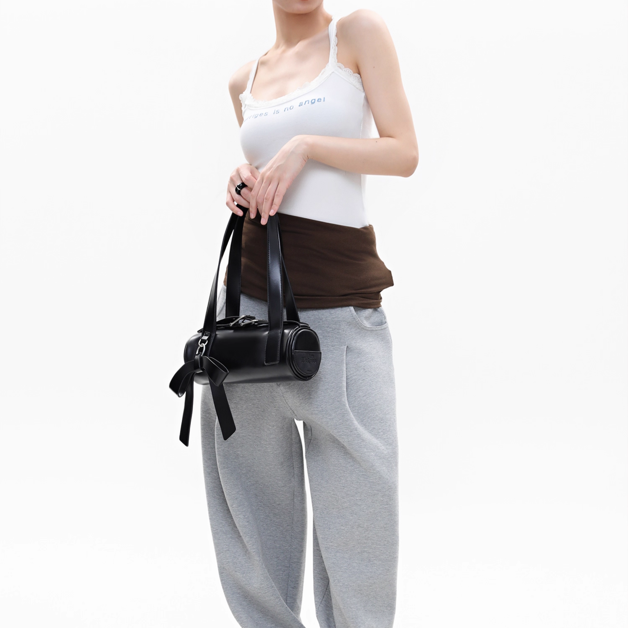 Ribbon Barrel Velt Bag