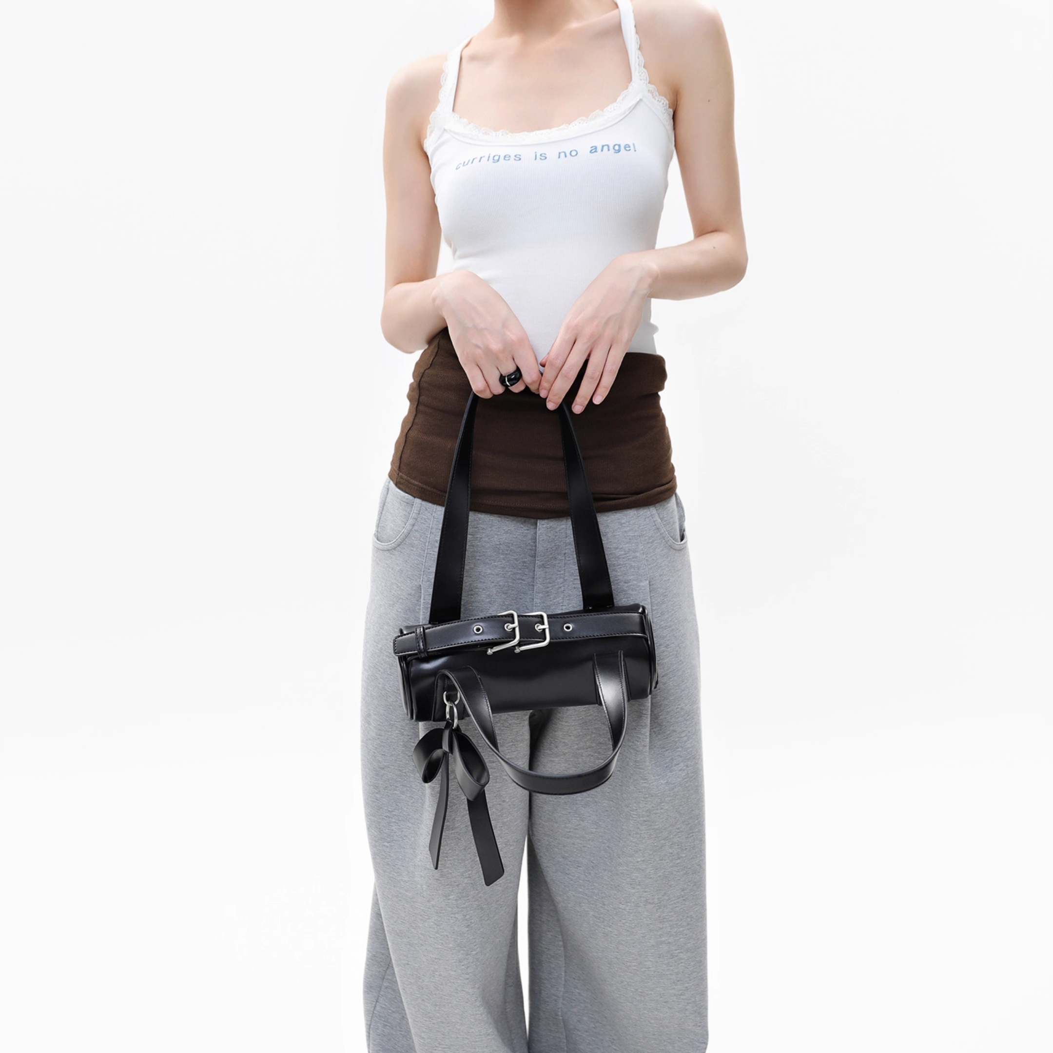 Ribbon Barrel Velt Bag