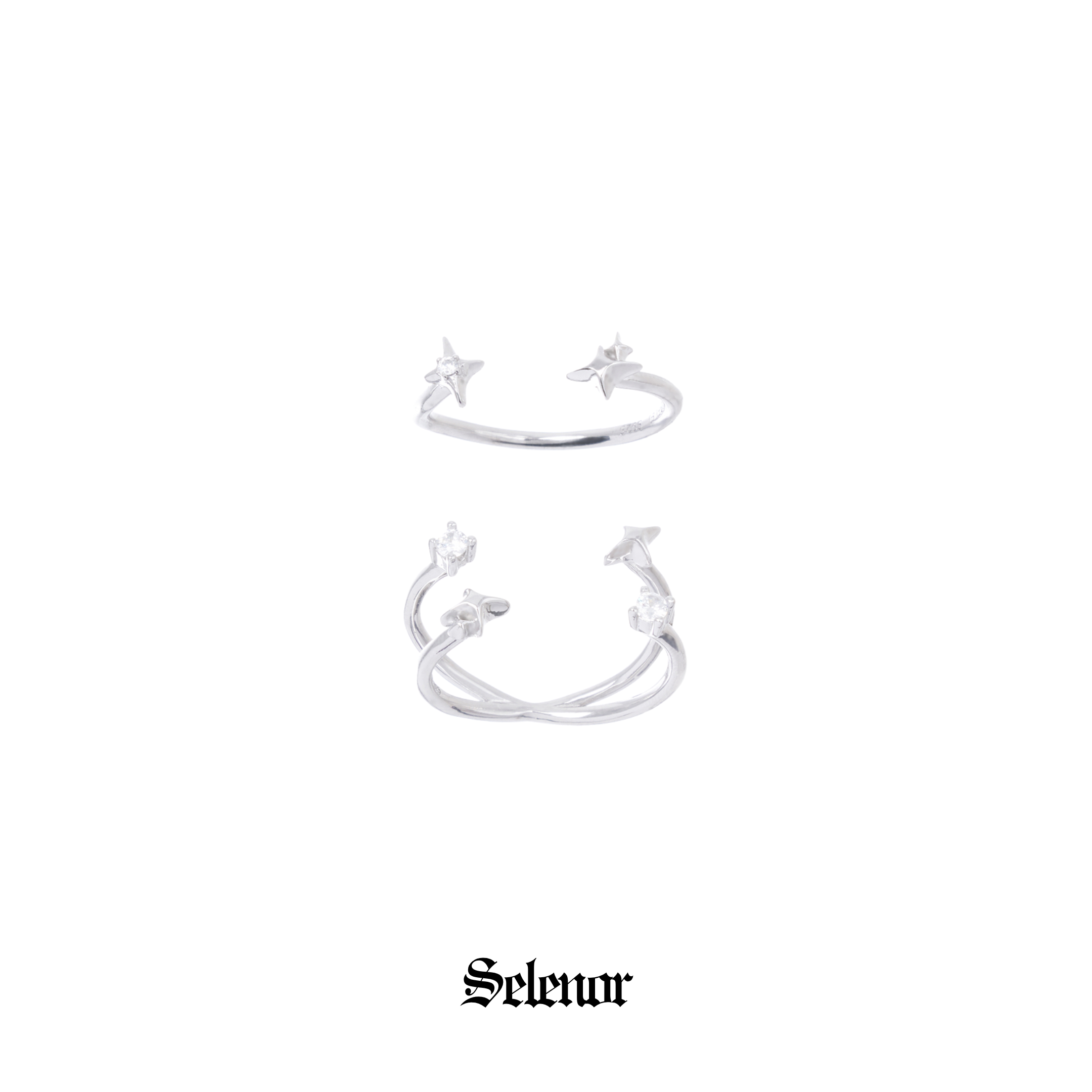 S925 astria ring set