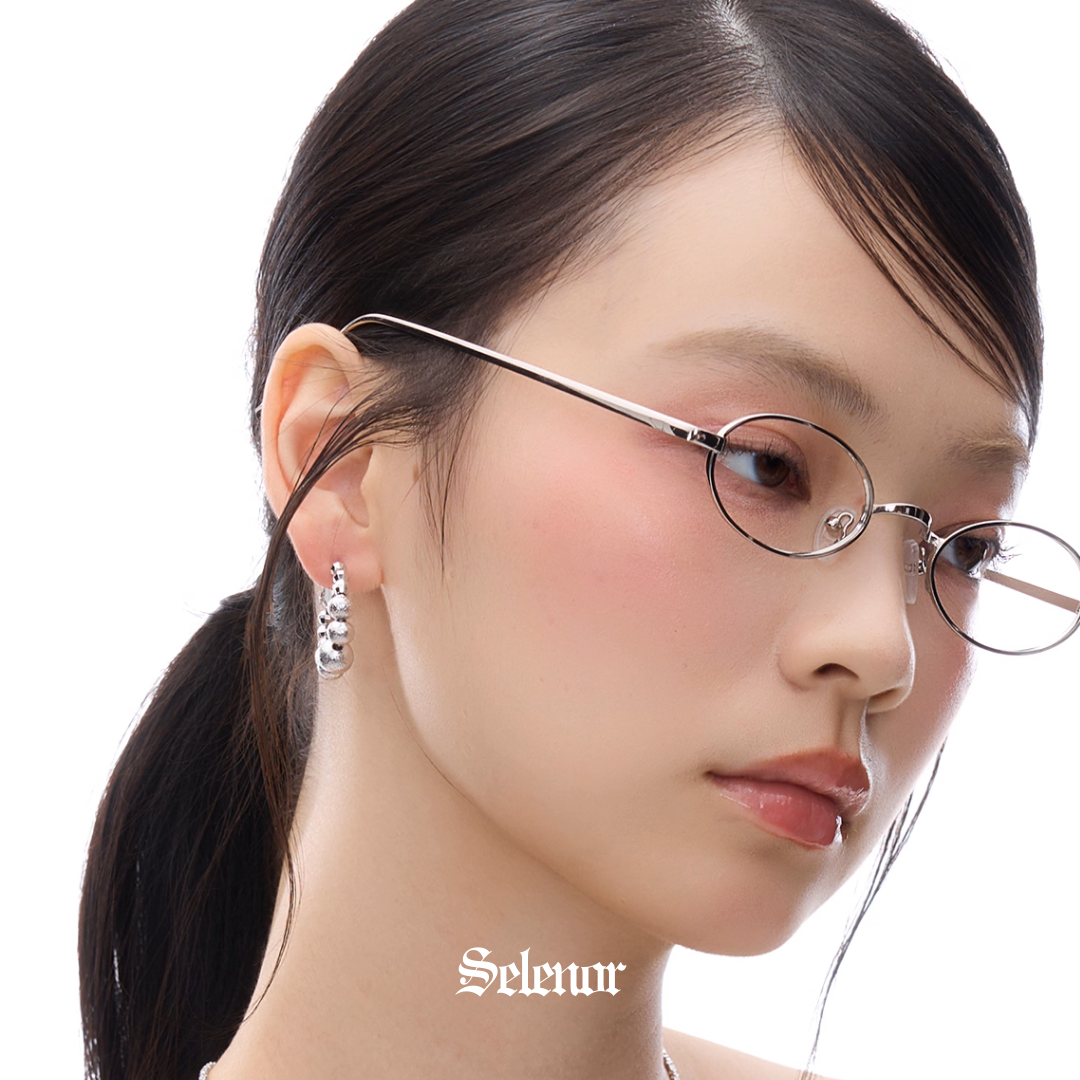 S925 Sphere hoop Pierce