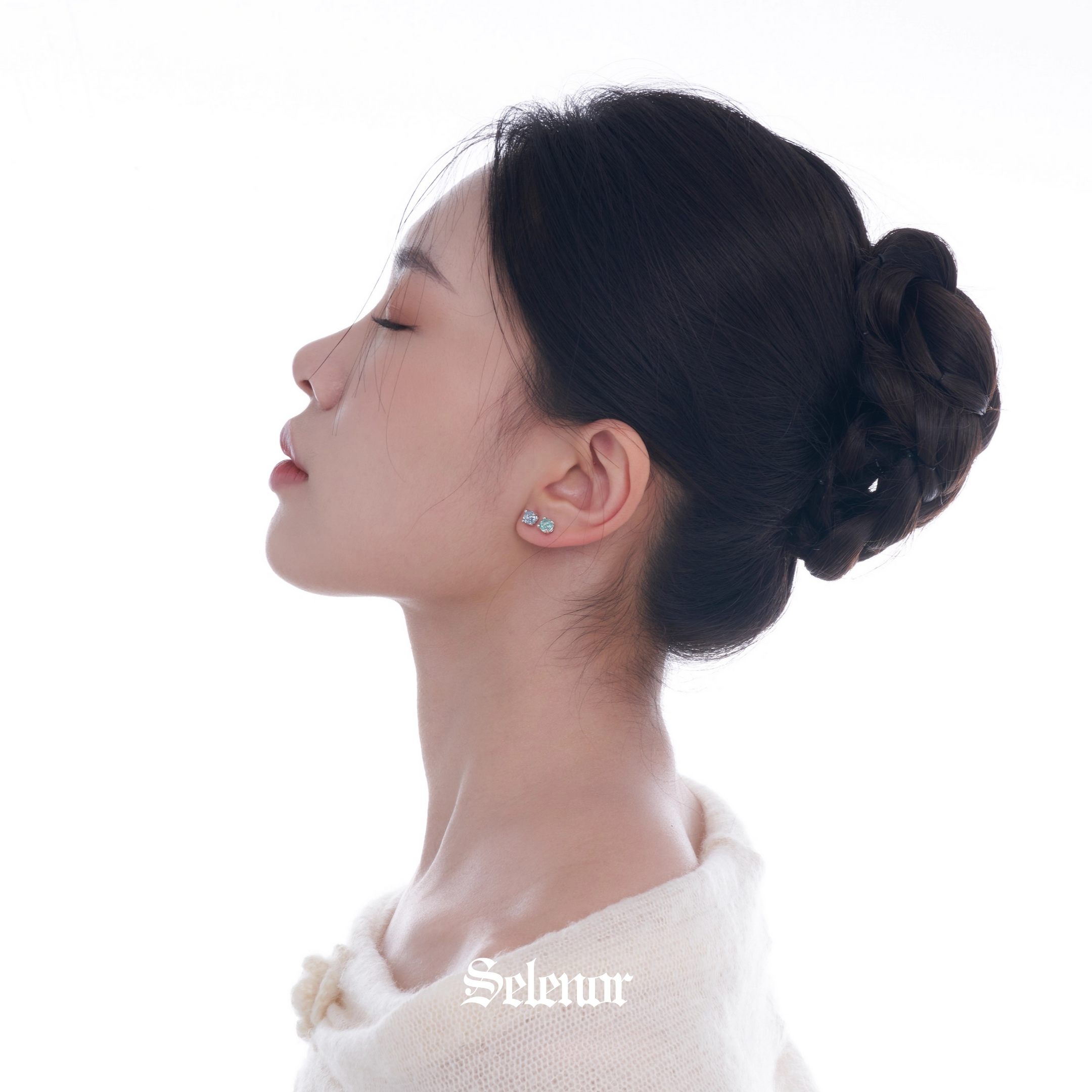 S925 cubic zirconia aria pierce