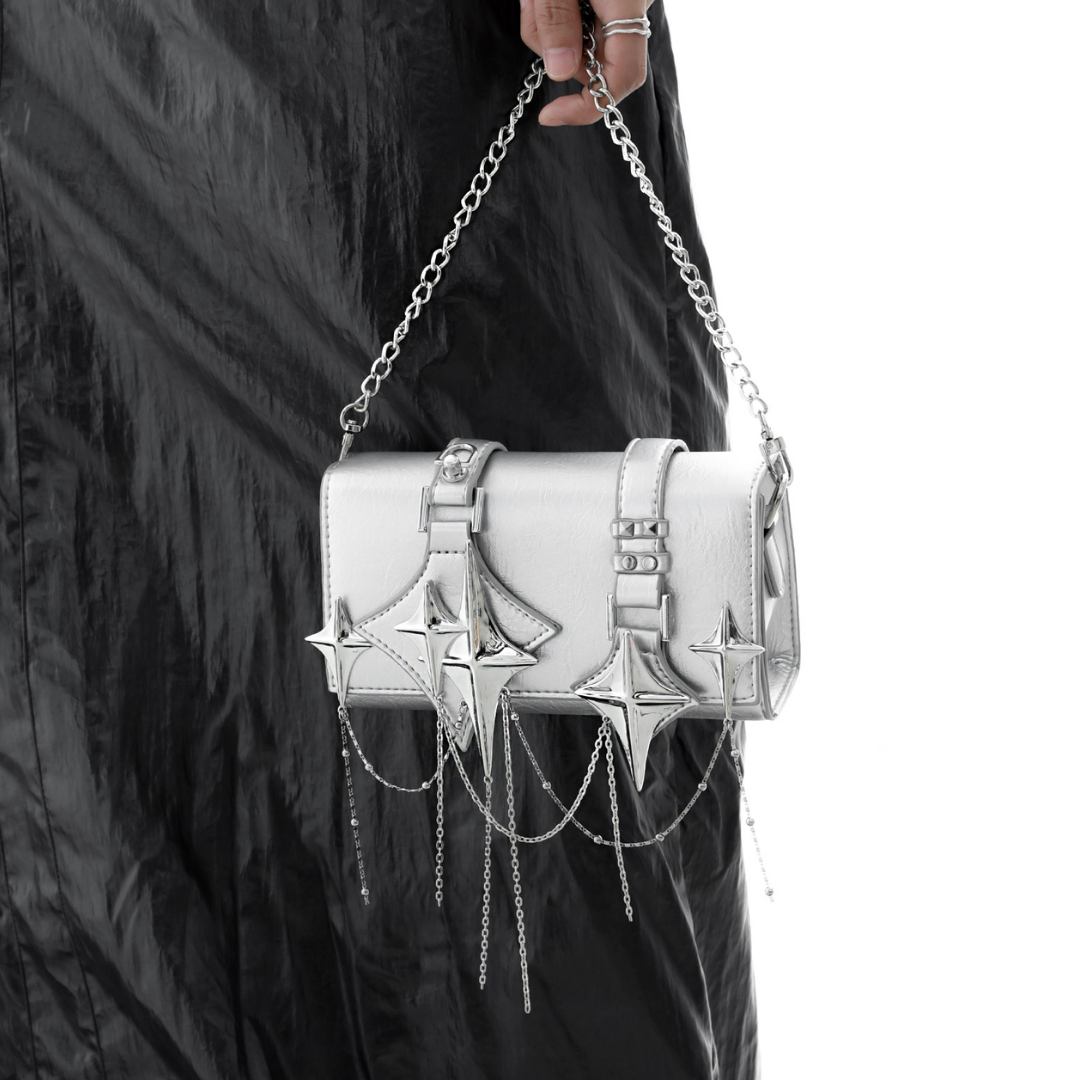3way Starlit Chains Shoulder Bag