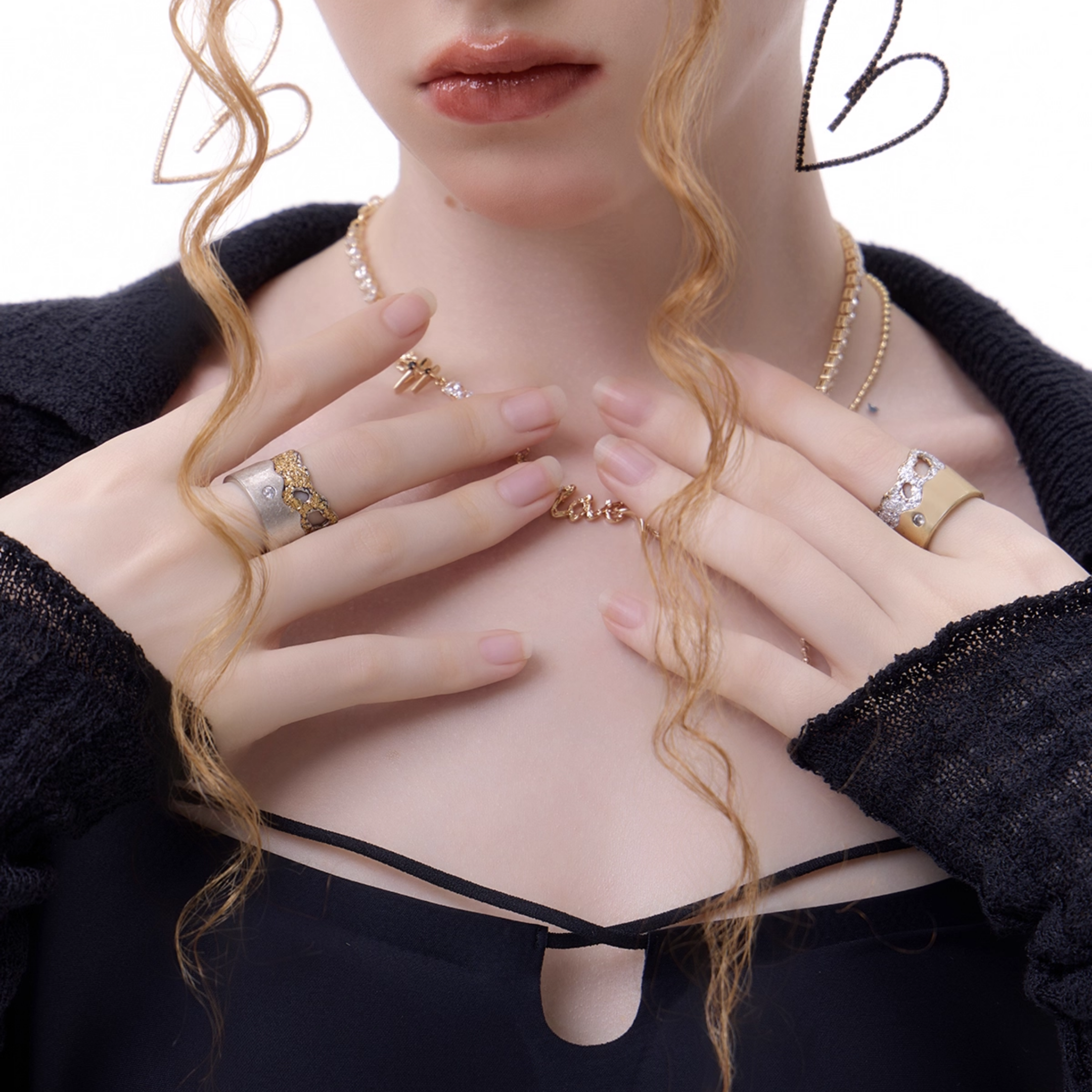 Cubic zirconia aurelia ring