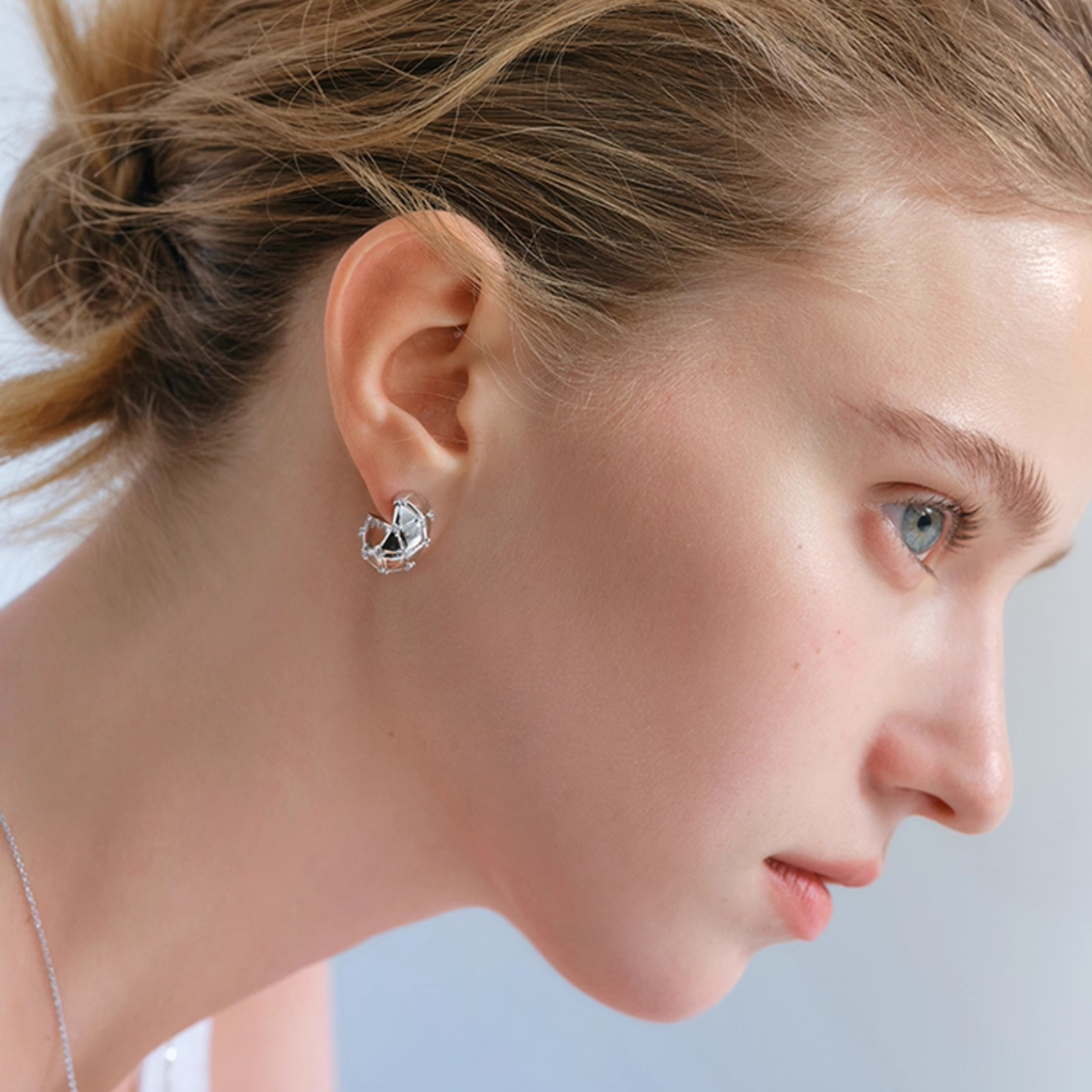 S925 noir bloom pierce