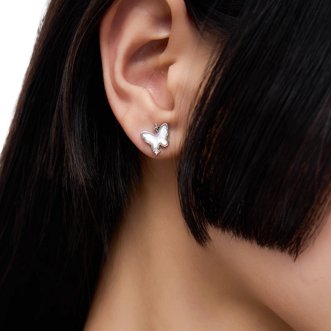 S925 Cubic zirconia elysia pierce