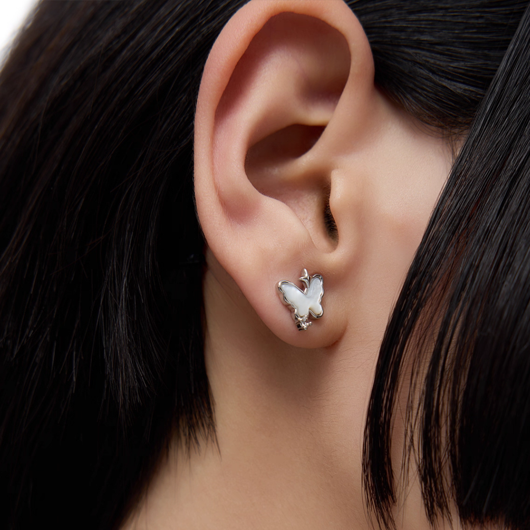 S925 Cubic zirconia elysia pierce