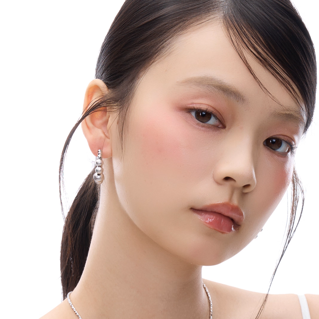 S925 Sphere hoop Pierce