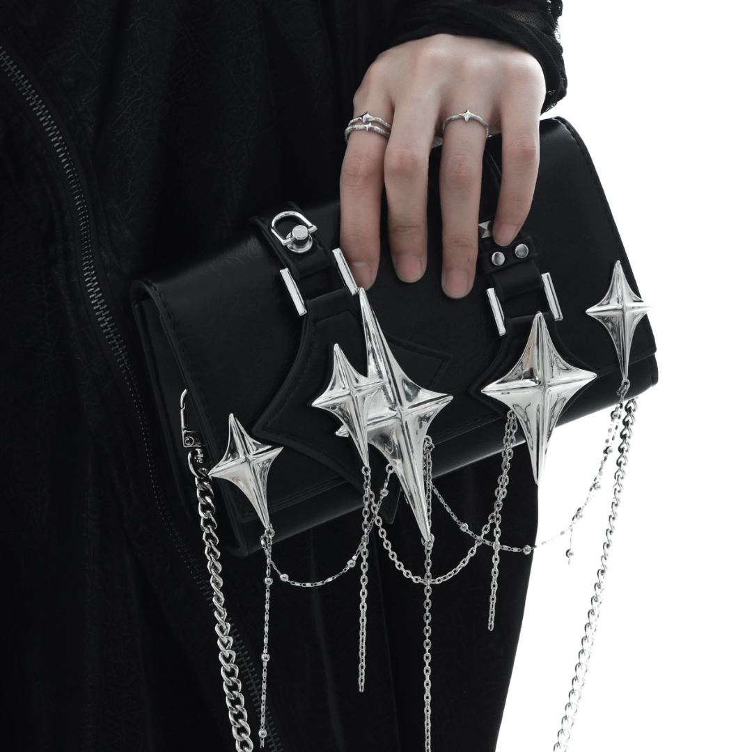 3way Starlit Chains Shoulder Bag