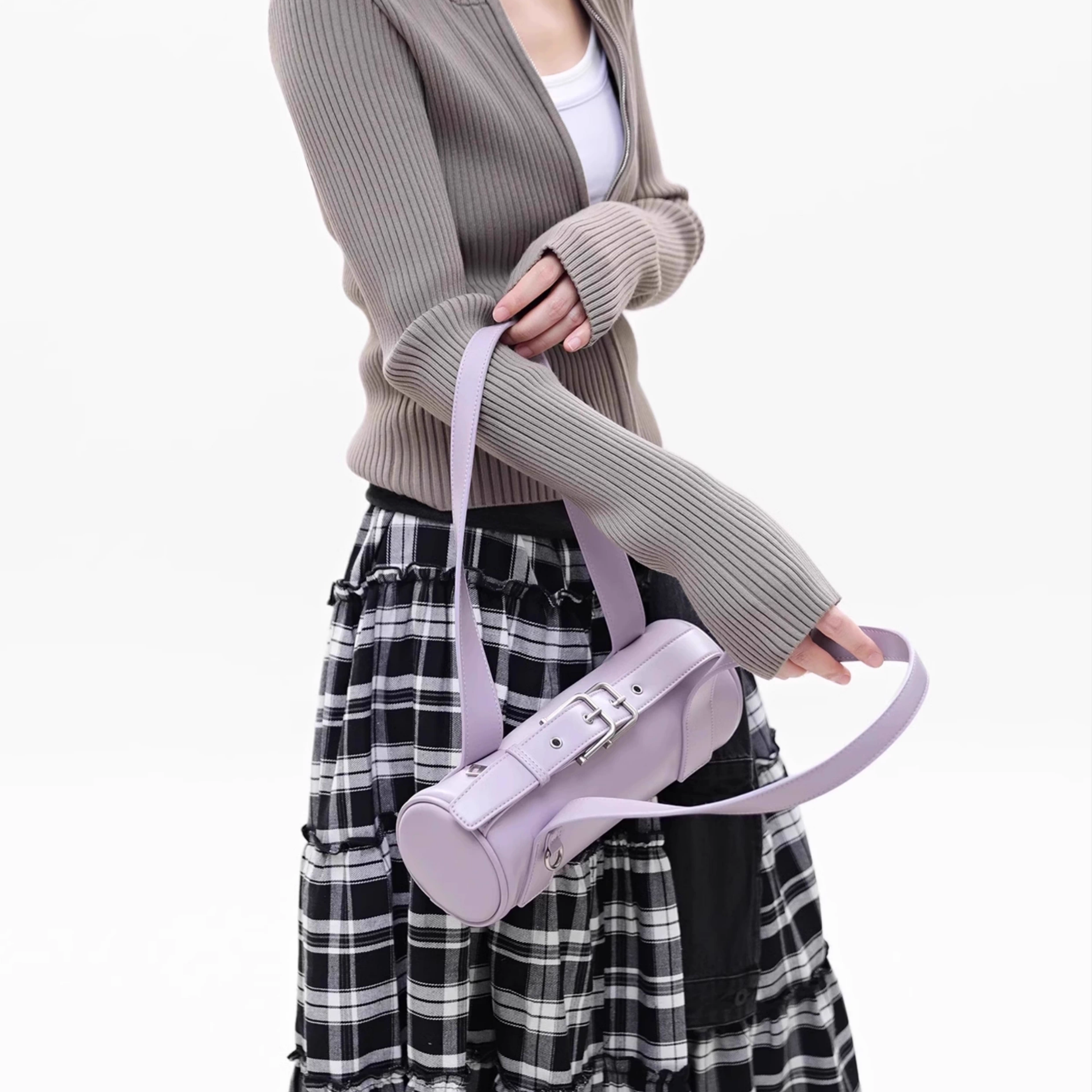Ribbon Barrel Velt Bag
