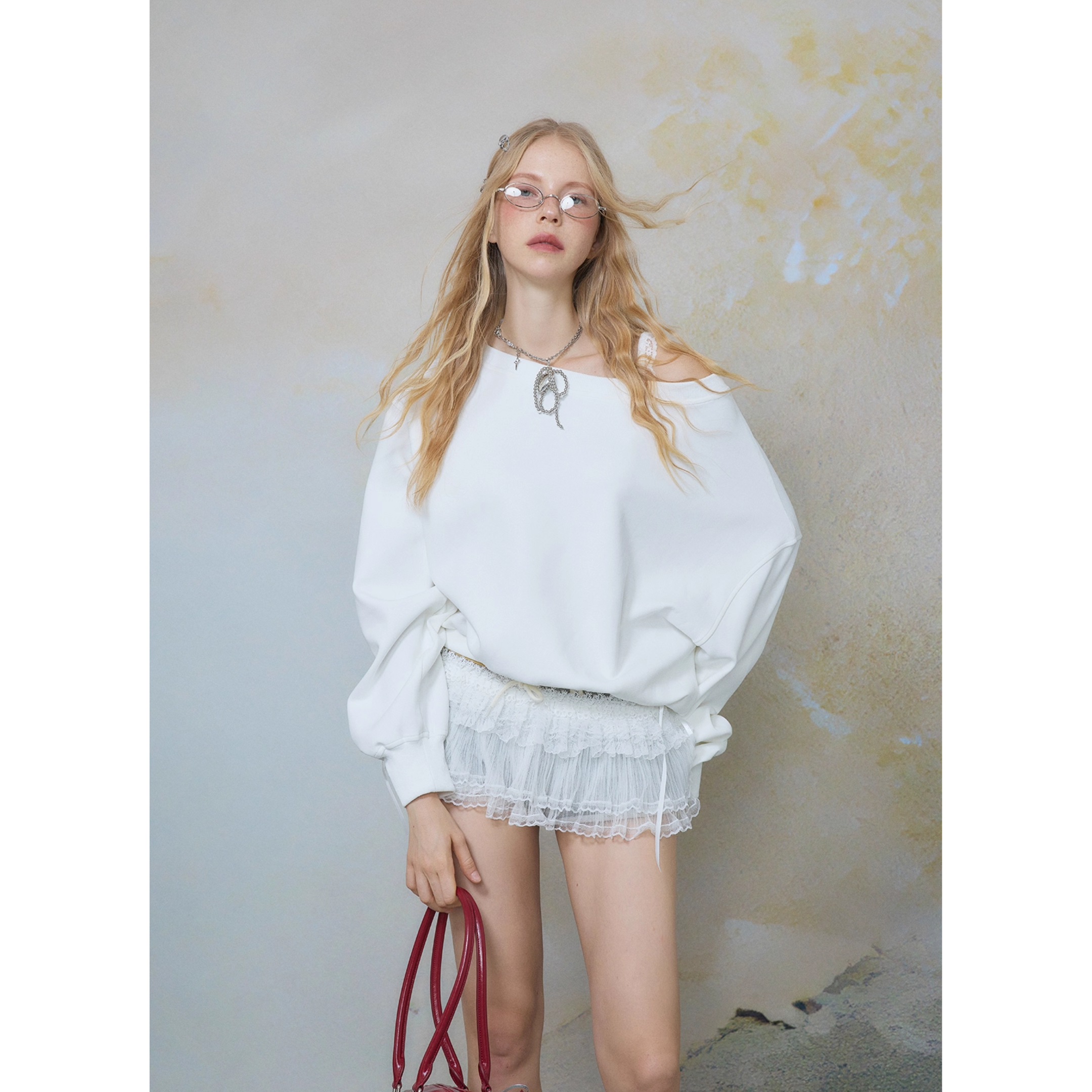 Balloon sleeve off shoulder tops
