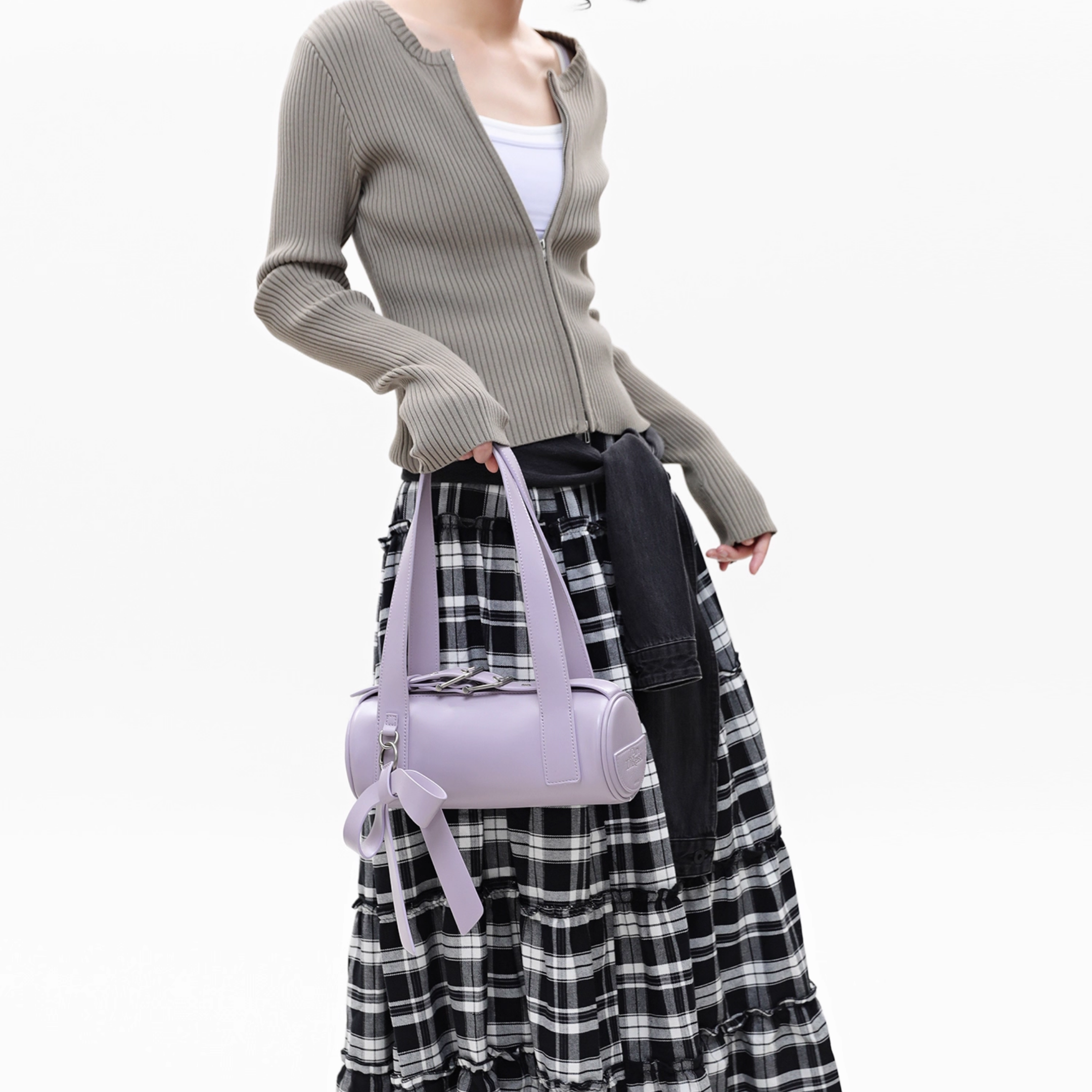 Ribbon Barrel Velt Bag