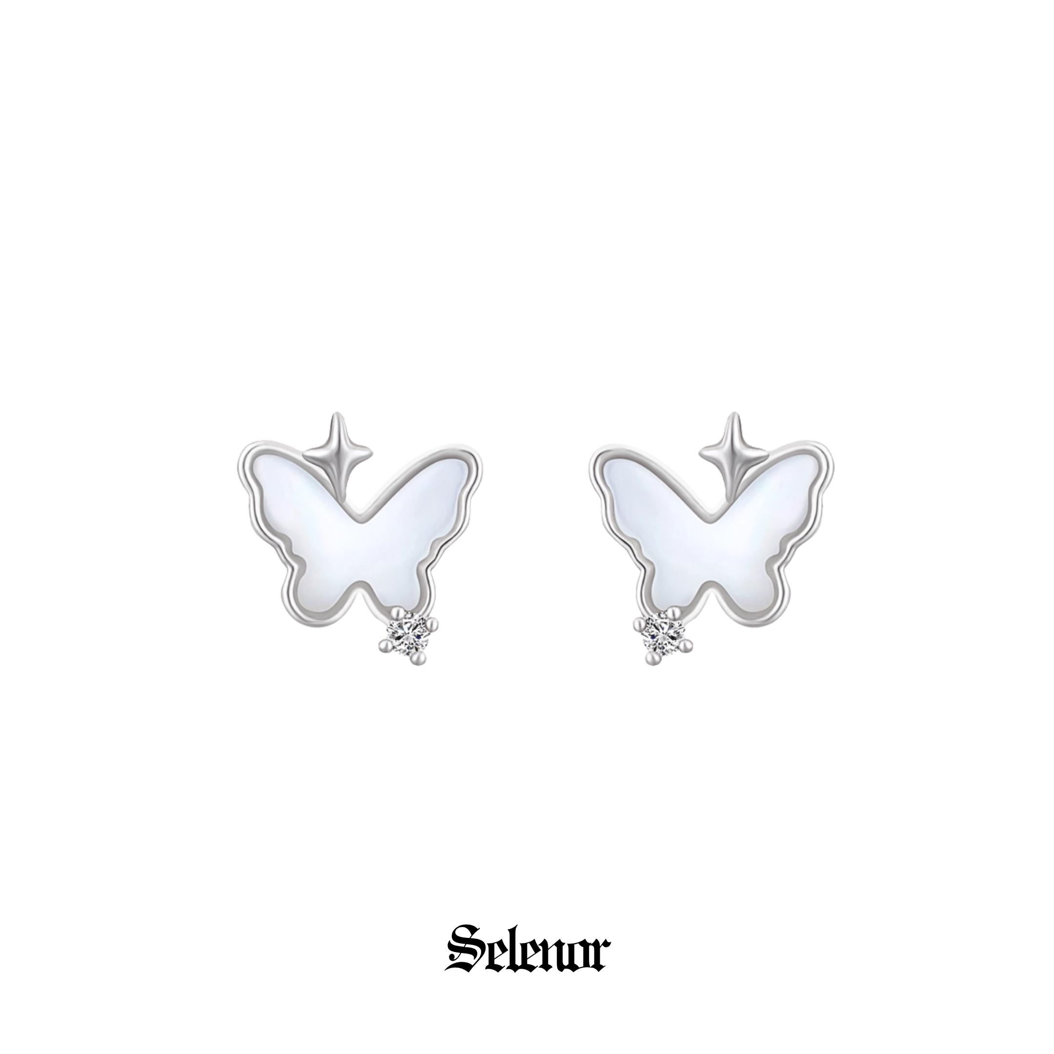S925 Cubic zirconia elysia pierce