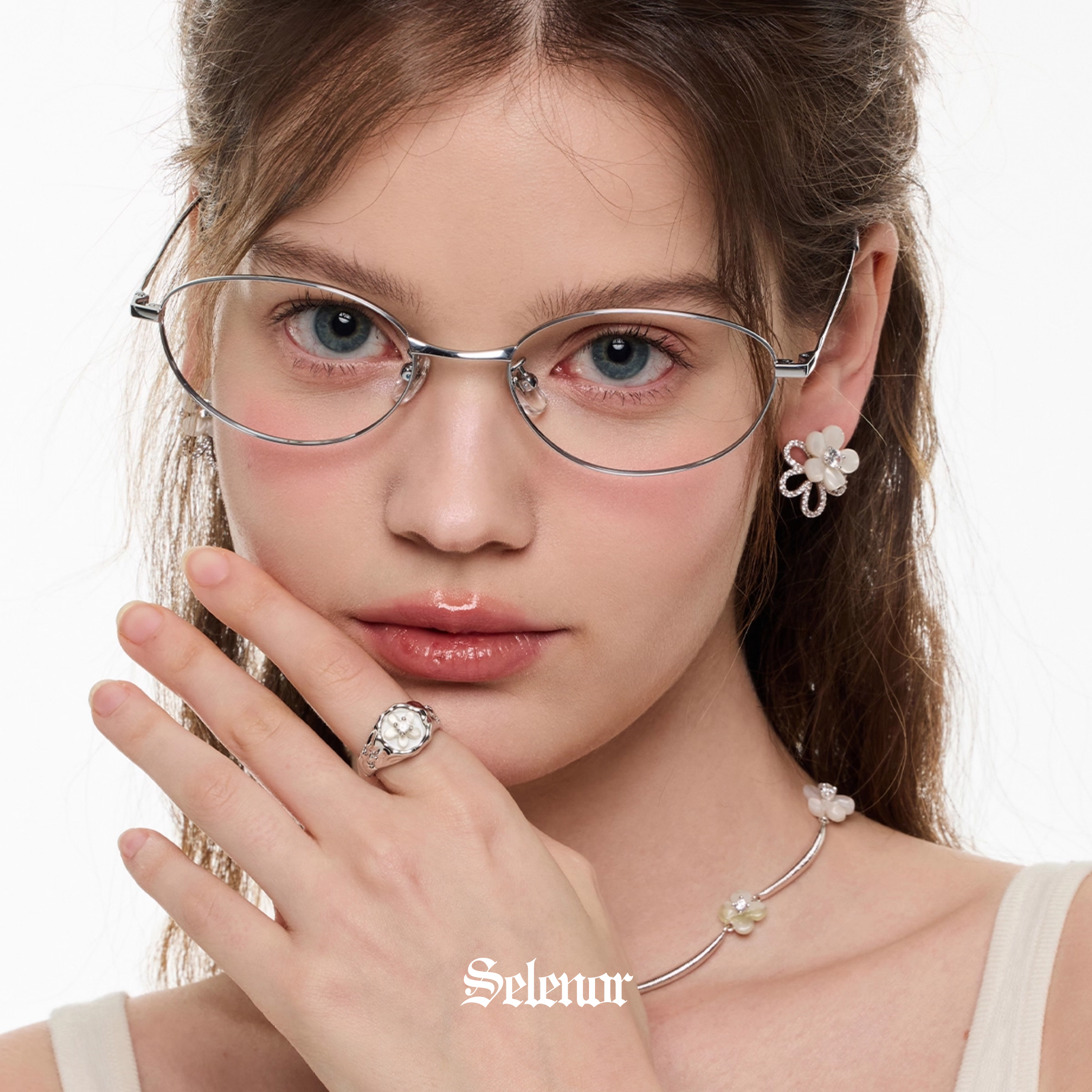 Cubic zirconia bloomelisse ring[set item]