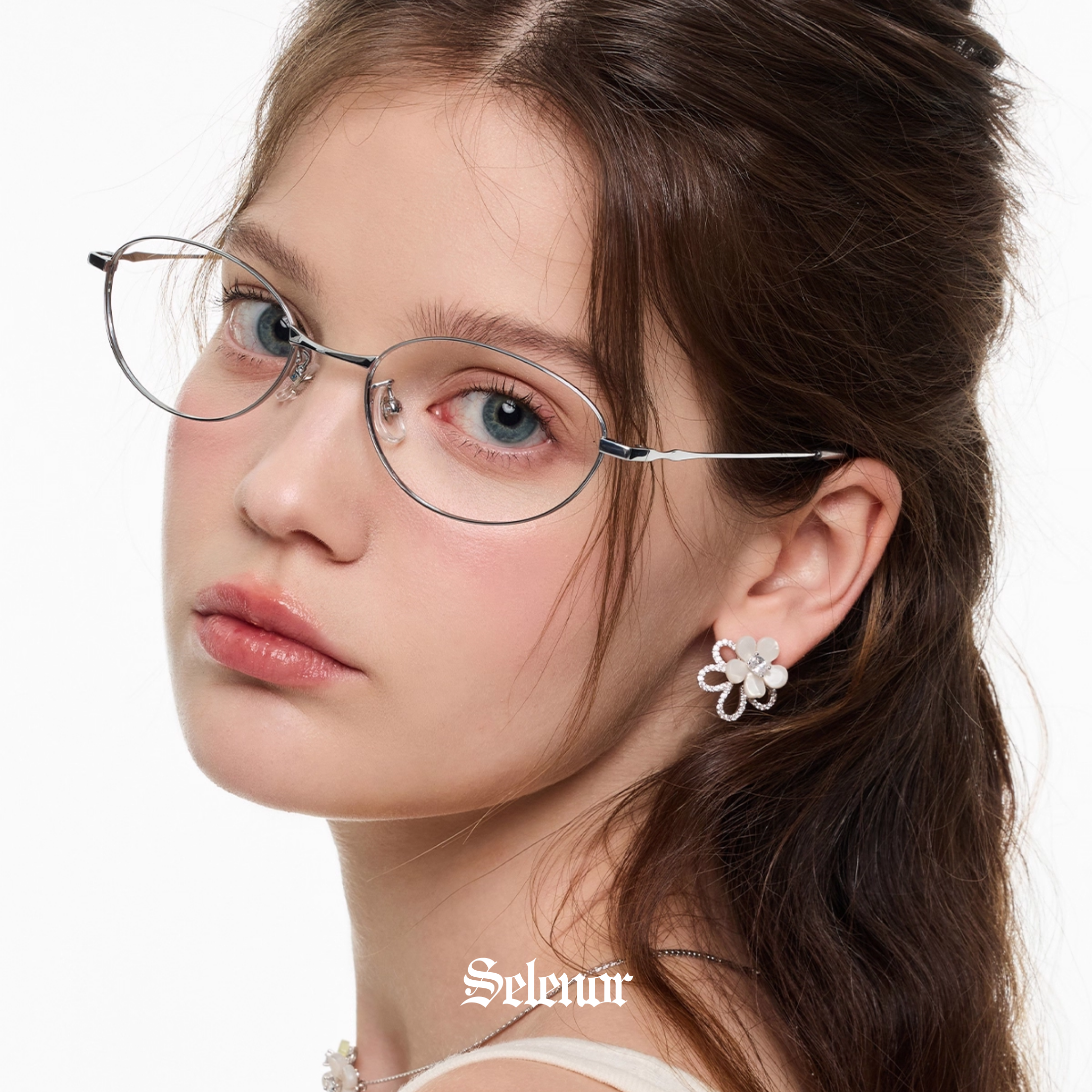 Cubic zirconia bloomelisse pierce[set item]
