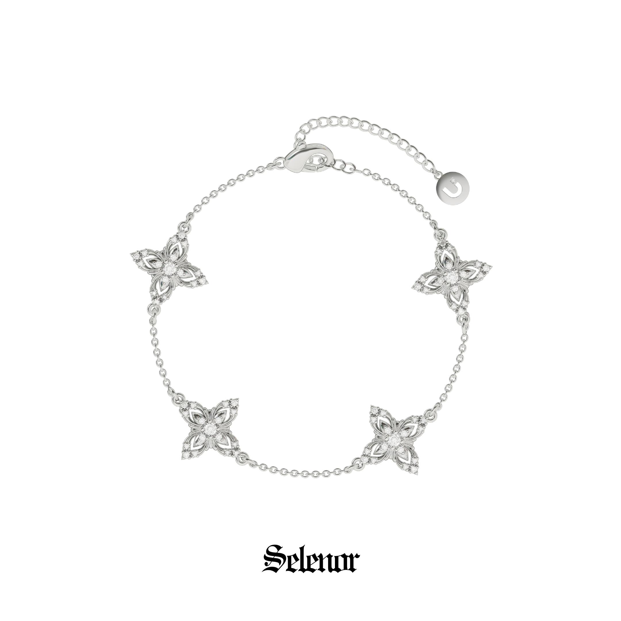 Cubic zirconia elvien bracelet[set item]