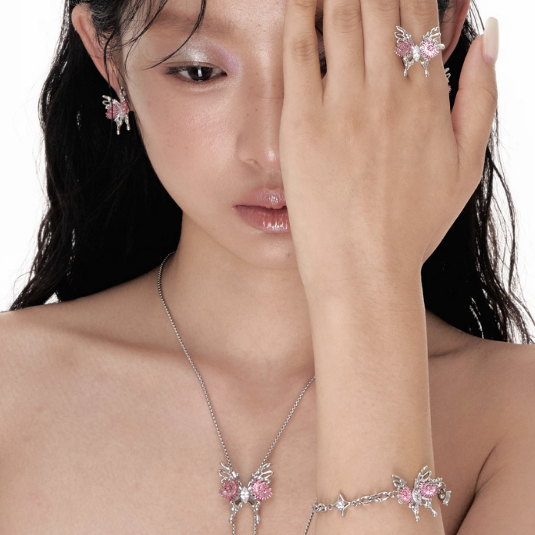 Cubic zirconia Seraphina bracelet[set item]