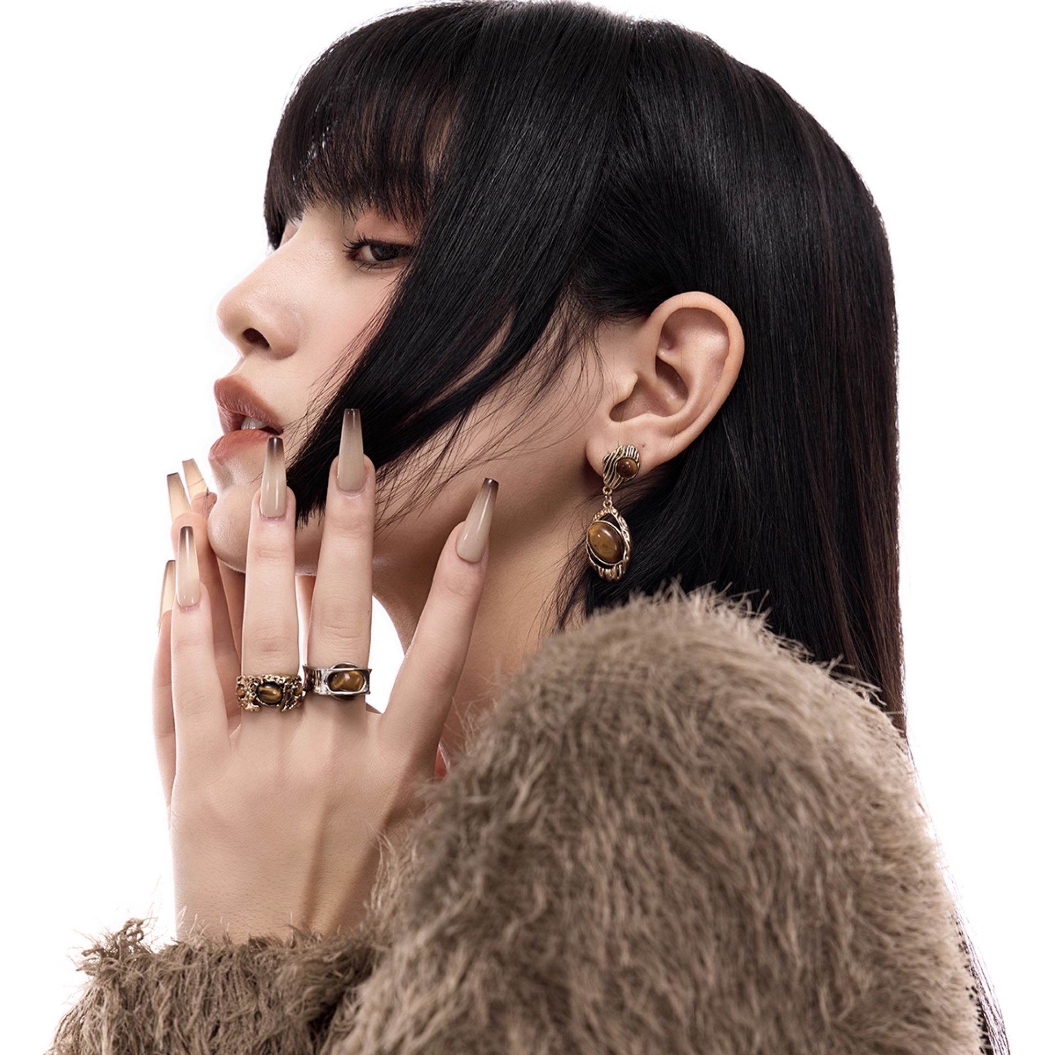 Orion stone ring[set item]
