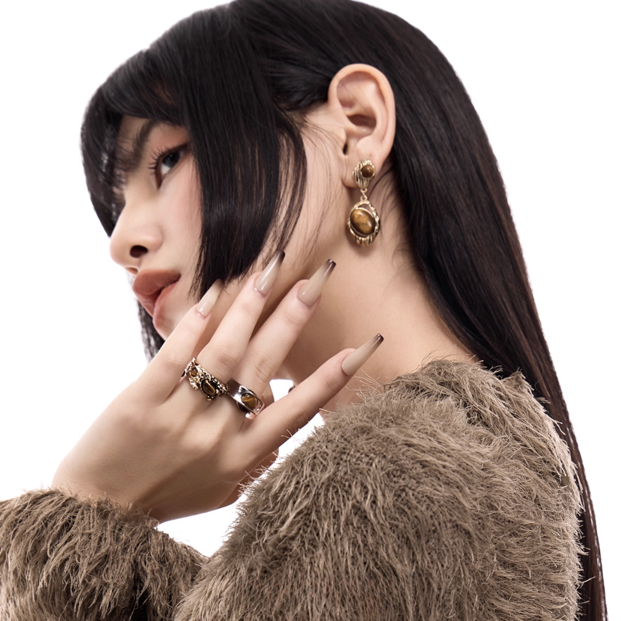 Orion stone ring[set item]