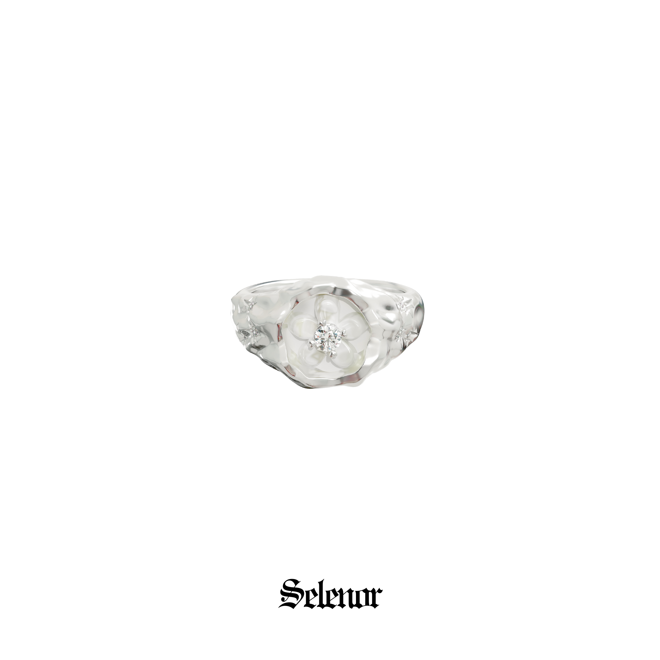 Cubic zirconia bloomelisse ring[set item]