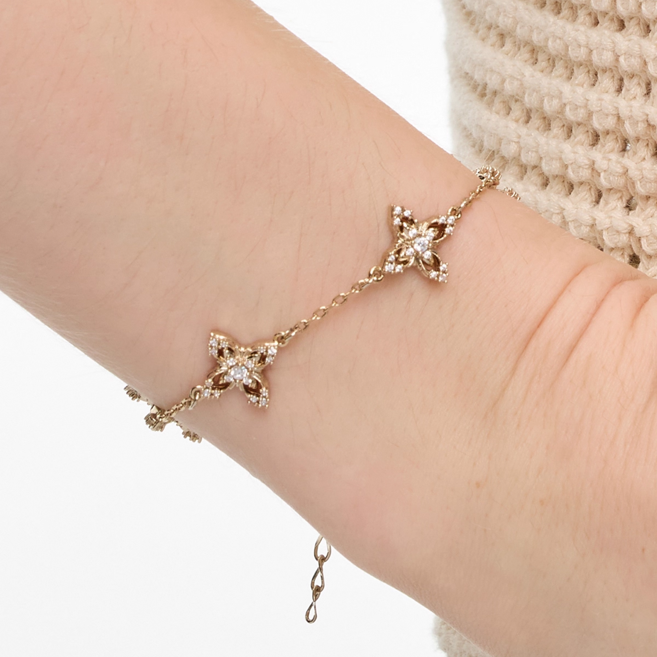 Cubic zirconia elvien bracelet[set item]