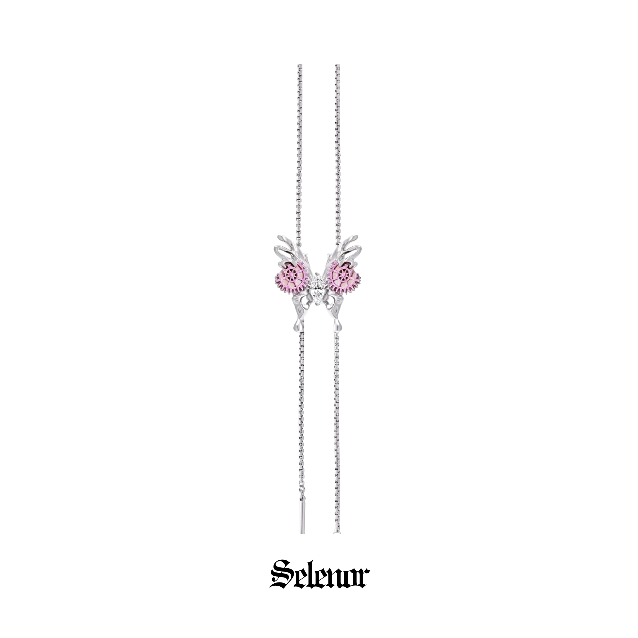 Cubic zirconia Seraphina necklace[set item]
