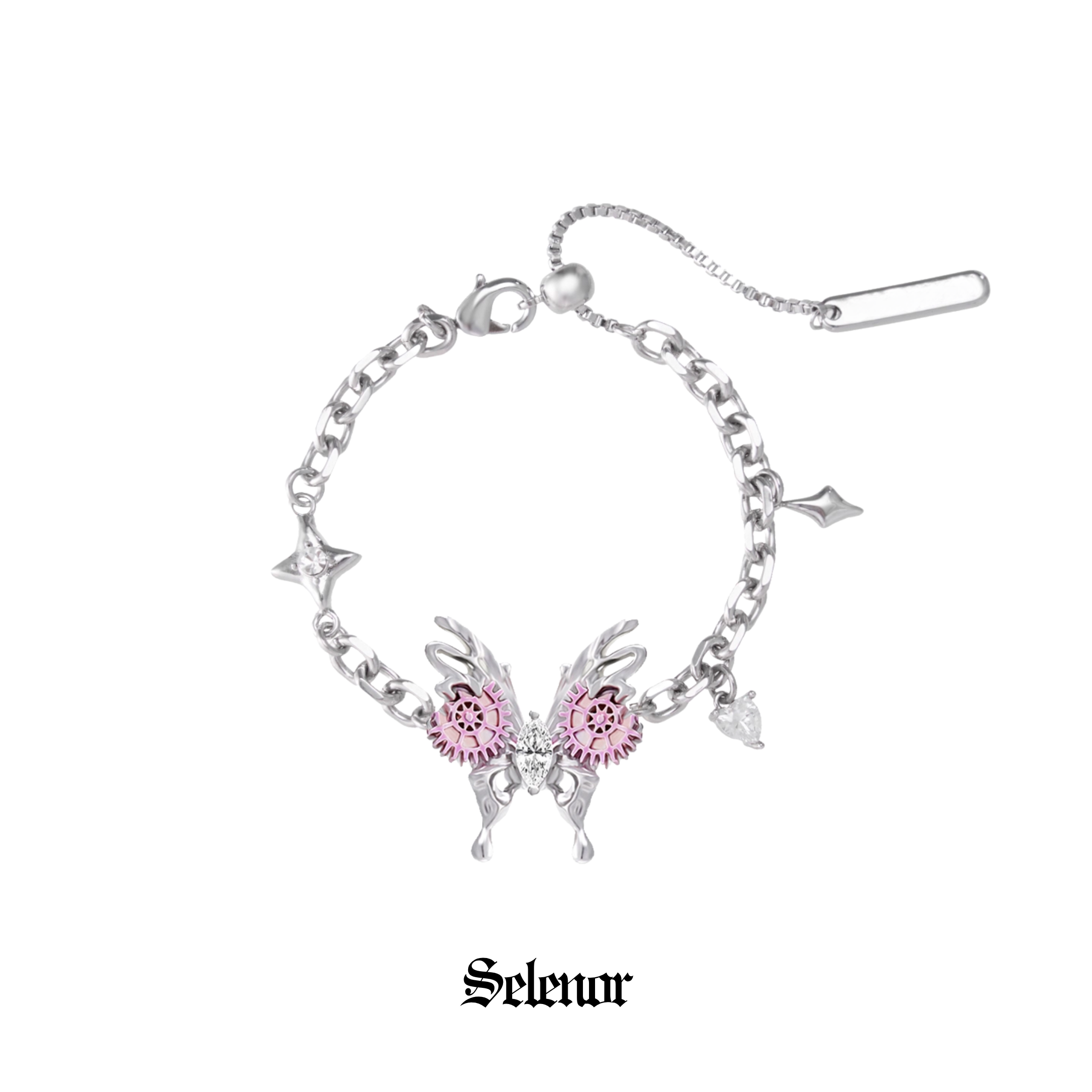 Cubic zirconia Seraphina bracelet[set item]