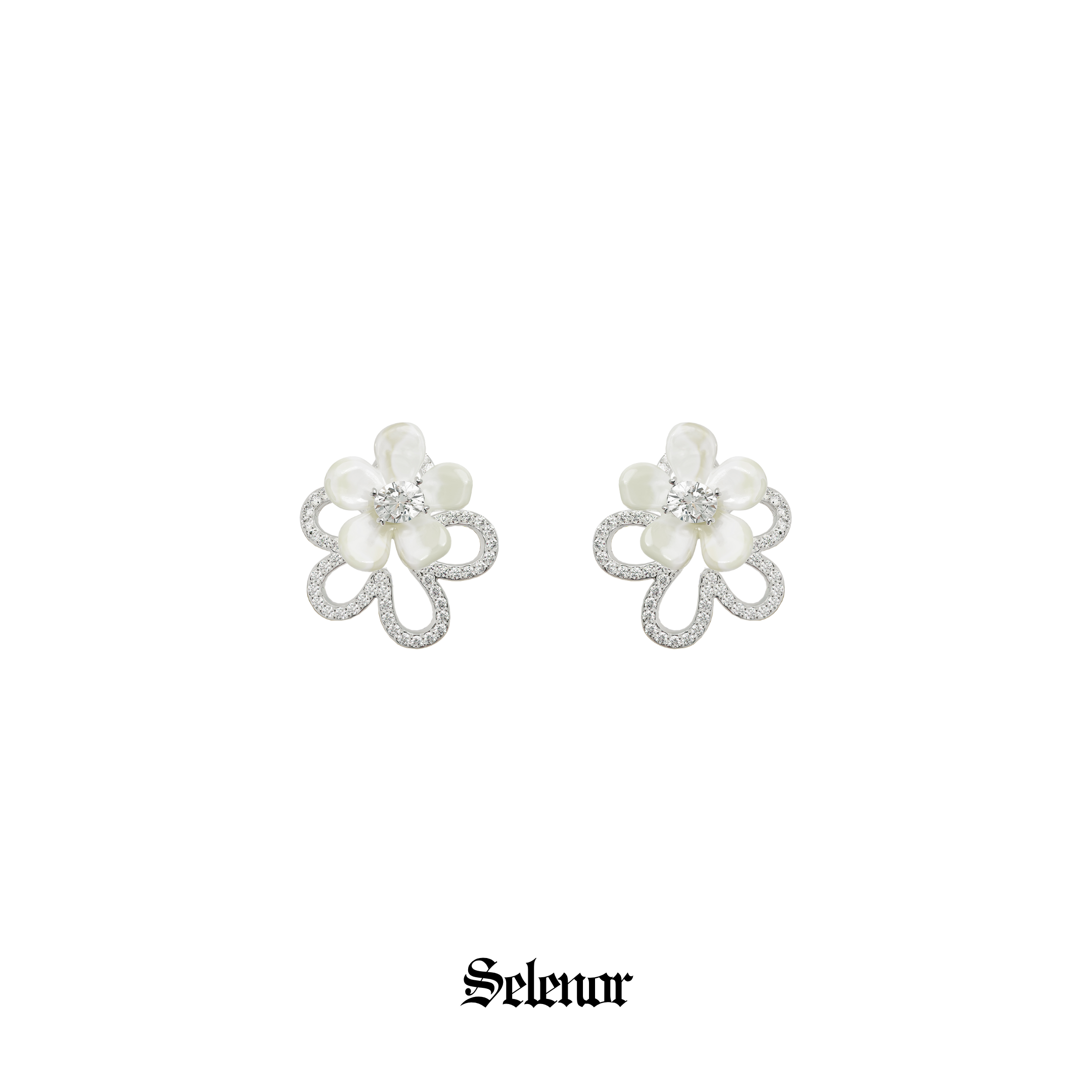 Cubic zirconia bloomelisse pierce[set item]