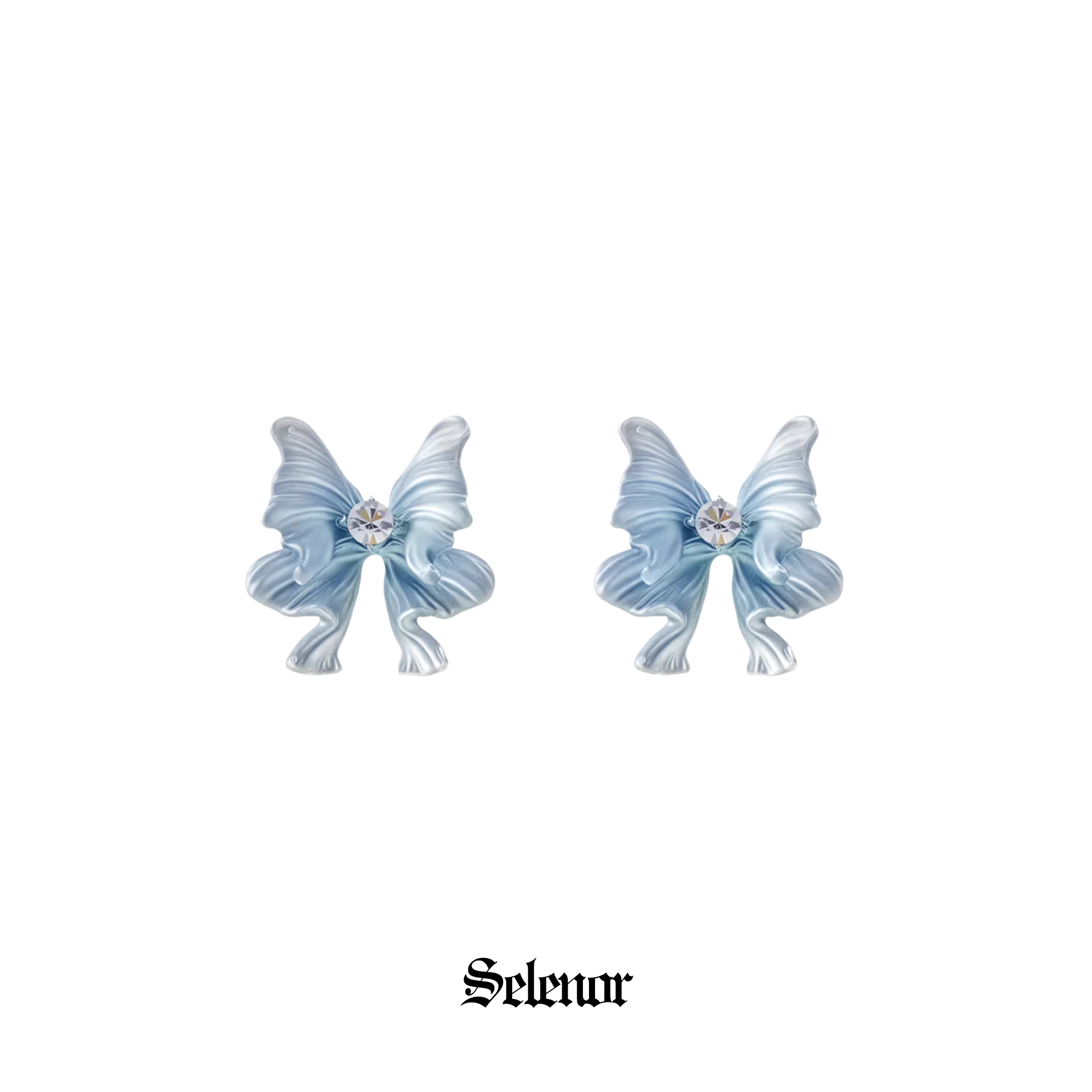 S925 Cubic zirconia lueur bleue pierce[set item]